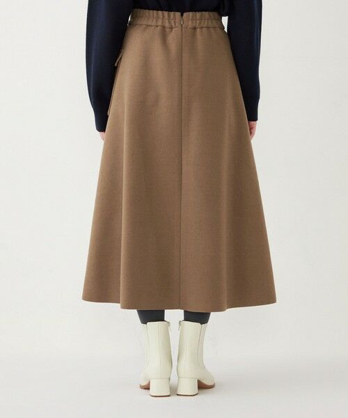 SHIPS / シップス ロング・マキシ丈スカート | 《予約》SHIPS Colors:〈手洗い可能〉ジャージーメルトン ポケット フレアスカート2 | 詳細10