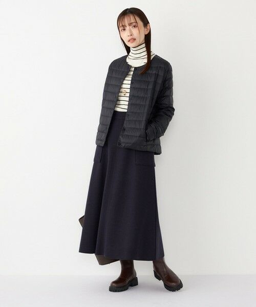 SHIPS / シップス ロング・マキシ丈スカート | 《予約》SHIPS Colors:〈手洗い可能〉ジャージーメルトン ポケット フレアスカート2 | 詳細27