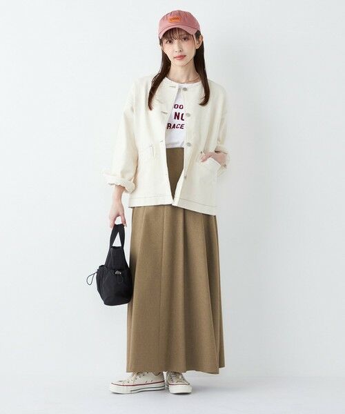 SHIPS / シップス Gジャン・デニムジャケット | 《予約》SHIPS Colors:〈洗濯機可能〉デニム ノーカラー ジャケット◆ | 詳細11