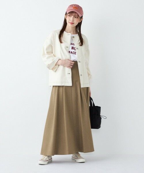 SHIPS / シップス Gジャン・デニムジャケット | 《予約》SHIPS Colors:〈洗濯機可能〉デニム ノーカラー ジャケット◆ | 詳細12