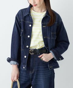 SHIPS / シップス Gジャン・デニムジャケット | 《予約》SHIPS Colors:〈洗濯機可能〉アマヨリ デニム ジャケット◆