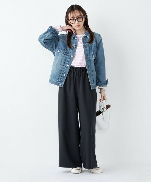 SHIPS / シップス Gジャン・デニムジャケット | 《予約》SHIPS Colors:〈洗濯機可能〉アマヨリ デニム ジャケット◆ | 詳細14