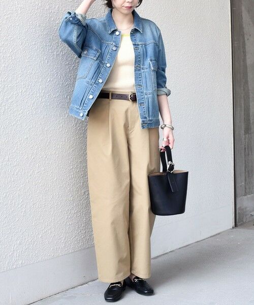 SHIPS / シップス Gジャン・デニムジャケット | SHIPS Colors:〈洗濯機可能〉アマヨリ デニム ジャケット◇ | 詳細15