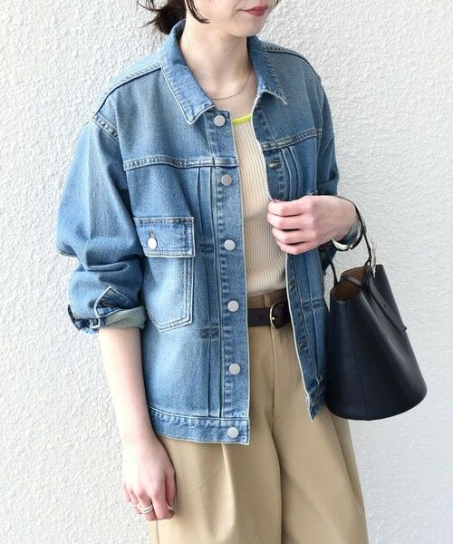 SHIPS / シップス Gジャン・デニムジャケット | SHIPS Colors:〈洗濯機可能〉アマヨリ デニム ジャケット◇ | 詳細22