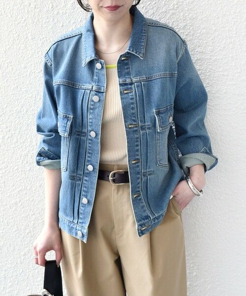 SHIPS / シップス Gジャン・デニムジャケット | SHIPS Colors:〈洗濯機可能〉アマヨリ デニム ジャケット◇ | 詳細23