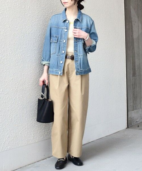 SHIPS / シップス Gジャン・デニムジャケット | SHIPS Colors:〈洗濯機可能〉アマヨリ デニム ジャケット◇ | 詳細25