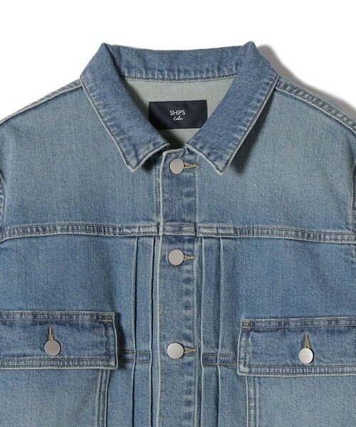 SHIPS / シップス Gジャン・デニムジャケット | 《予約》SHIPS Colors:〈洗濯機可能〉アマヨリ デニム ジャケット◆ | 詳細5