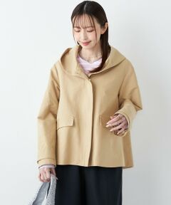 SHIPS / シップス その他アウター | 《予約》SHIPS Colors:〈手洗い可能〉フードカラー ショート コート◆