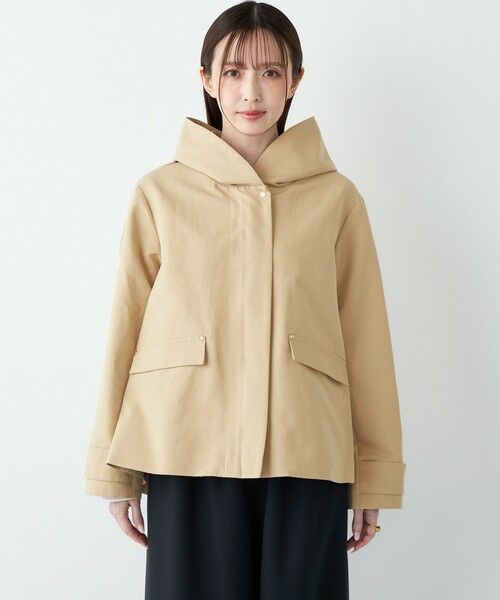 SHIPS / シップス その他アウター | 《予約》SHIPS Colors:〈手洗い可能〉フードカラー ショート コート◆ | 詳細3