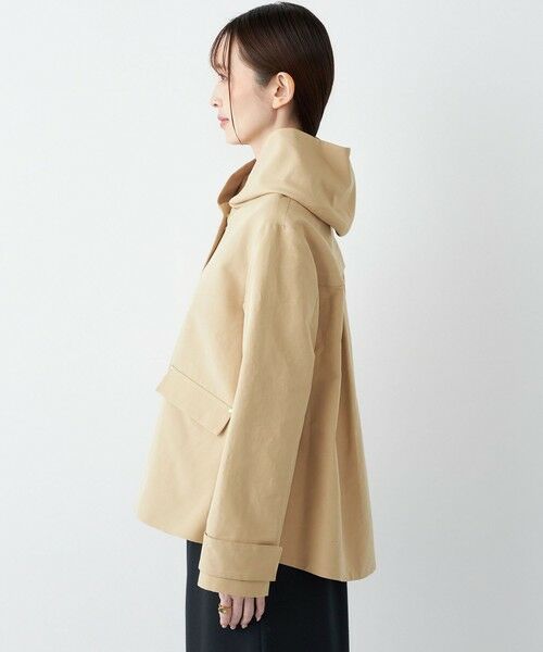 SHIPS / シップス その他アウター | 《予約》SHIPS Colors:〈手洗い可能〉フードカラー ショート コート◆ | 詳細4