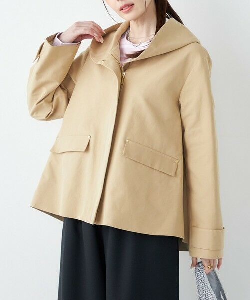 SHIPS / シップス その他アウター | 《予約》SHIPS Colors:〈手洗い可能〉フードカラー ショート コート◆ | 詳細8