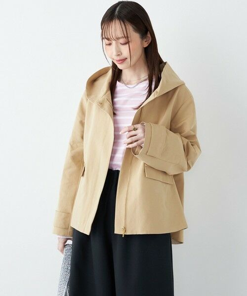 SHIPS / シップス その他アウター | 《予約》SHIPS Colors:〈手洗い可能〉フードカラー ショート コート◆ | 詳細12