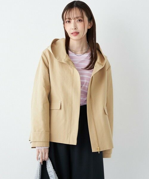 SHIPS / シップス その他アウター | 《予約》SHIPS Colors:〈手洗い可能〉フードカラー ショート コート◆ | 詳細13