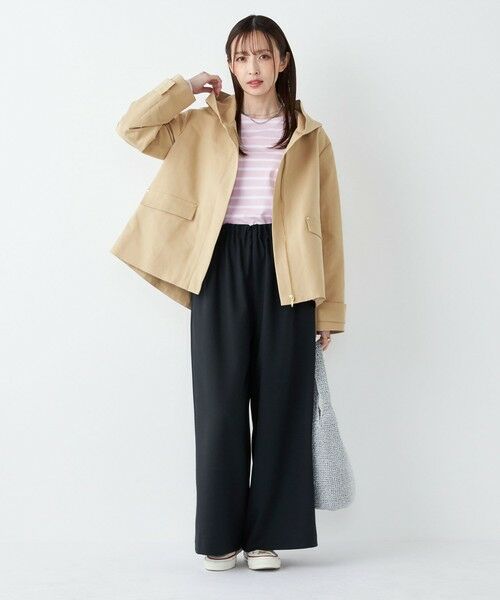 SHIPS / シップス その他アウター | 《予約》SHIPS Colors:〈手洗い可能〉フードカラー ショート コート◆ | 詳細17