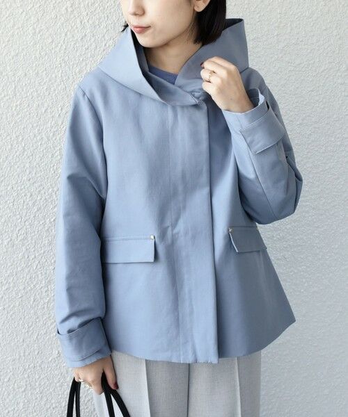 SHIPS / シップス その他アウター | 《予約》SHIPS Colors:〈手洗い可能〉フードカラー ショート コート◆ | 詳細30