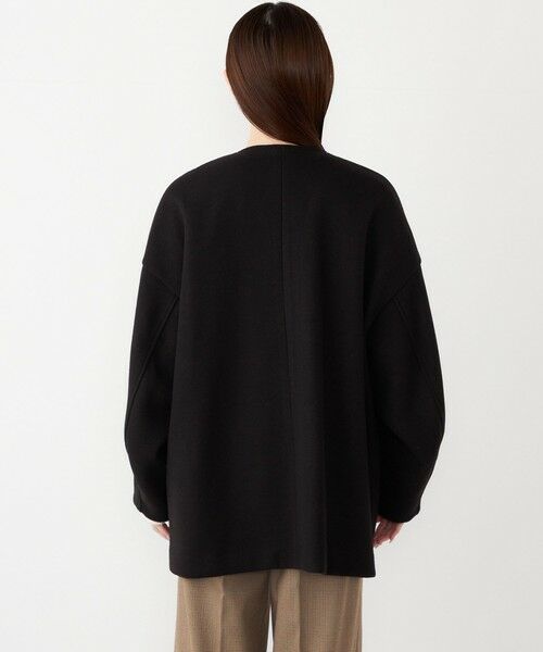 SHIPS / シップス その他アウター | 《予約》SHIPS Colors:〈手洗い可能〉ジャージーメルトン ノーカラー コート 2 | 詳細4