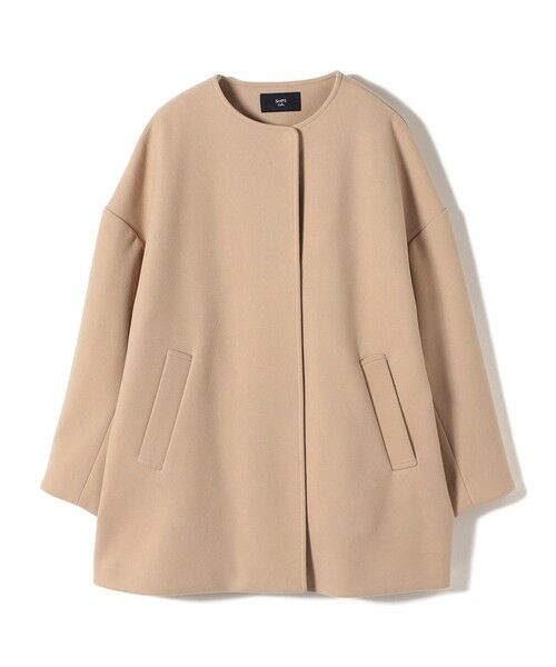 SHIPS / シップス その他アウター | SHIPS Colors:〈手洗い可能〉ジャージーメルトン ノーカラー コート 2◇ | 詳細11