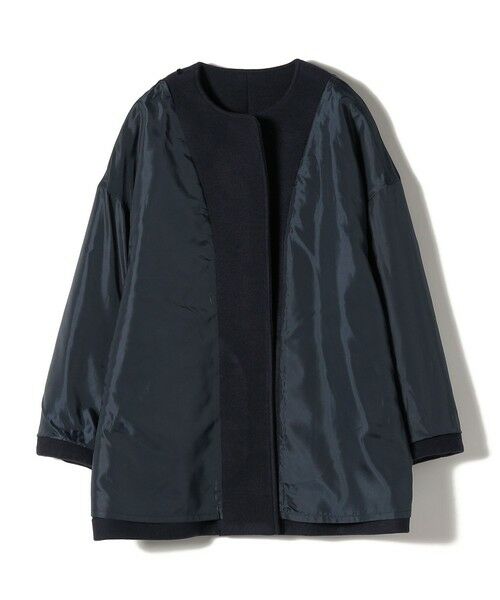 SHIPS / シップス その他アウター | 《予約》SHIPS Colors:〈手洗い可能〉ジャージーメルトン ノーカラー コート 2 | 詳細3