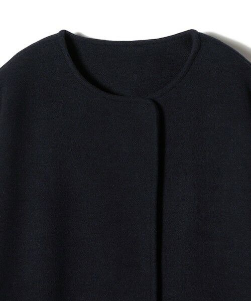 SHIPS / シップス その他アウター | 《予約》SHIPS Colors:〈手洗い可能〉ジャージーメルトン ノーカラー コート 2 | 詳細6