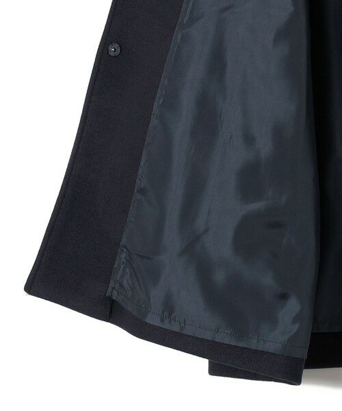 SHIPS / シップス その他アウター | 《予約》SHIPS Colors:〈手洗い可能〉ジャージーメルトン ノーカラー コート 2 | 詳細18