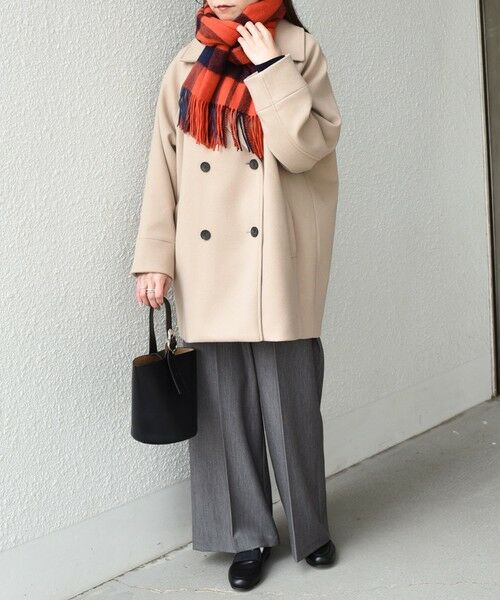 SHIPS / シップス ピーコート | SHIPS Colors:〈手洗い可能〉ジャージーメルトン ピーコート 2◇ | 詳細2