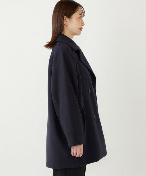 SHIPS / シップス ピーコート | 《予約》SHIPS Colors:〈手洗い可能〉ジャージーメルトン ピーコート 2◆ | 詳細12