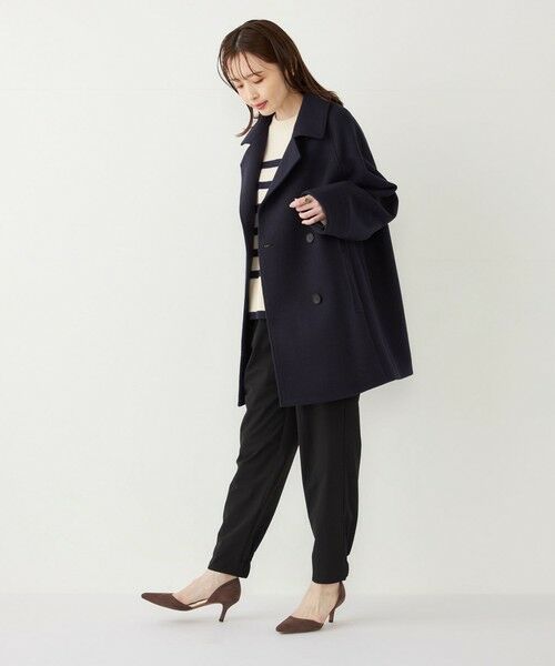 SHIPS / シップス ピーコート | SHIPS Colors:〈手洗い可能〉ジャージーメルトン ピーコート 2◇ | 詳細26