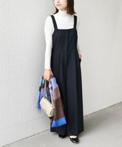 SHIPS / シップス サロペット・オールインワン | 《予約》SHIPS Colors:〈手洗い可能〉ポリエステル/リネン スラブ オールインワン◆