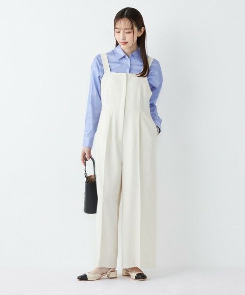 SHIPS / シップス サロペット・オールインワン | SHIPS Colors:〈手洗い可能〉ポリエステル/リネン スラブ オールインワン◇ | 詳細15