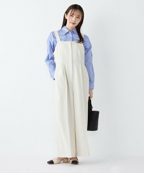 SHIPS / シップス サロペット・オールインワン | SHIPS Colors:〈手洗い可能〉ポリエステル/リネン スラブ オールインワン◇ | 詳細18