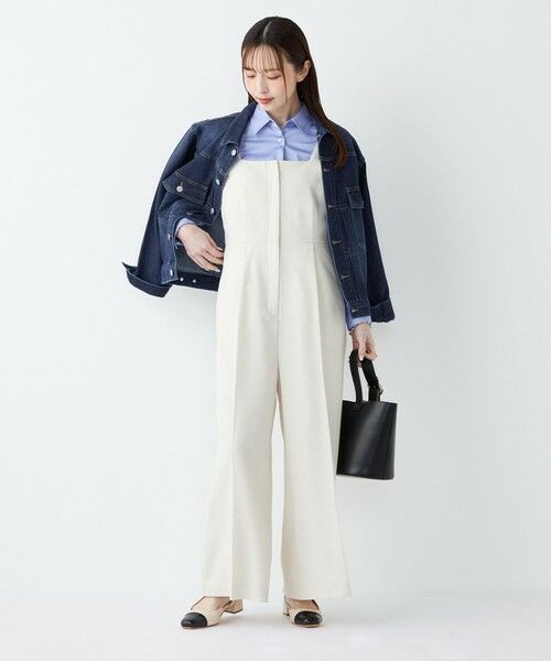 SHIPS / シップス サロペット・オールインワン | SHIPS Colors:〈手洗い可能〉ポリエステル/リネン スラブ オールインワン◇ | 詳細19