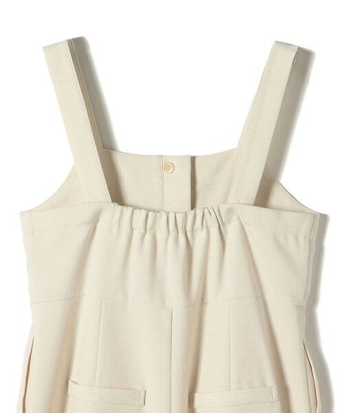 SHIPS / シップス サロペット・オールインワン | 《予約》SHIPS Colors:〈手洗い可能〉ポリエステル/リネン スラブ オールインワン◆ | 詳細6