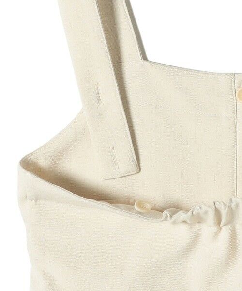 SHIPS / シップス サロペット・オールインワン | 《予約》SHIPS Colors:〈手洗い可能〉ポリエステル/リネン スラブ オールインワン◆ | 詳細7