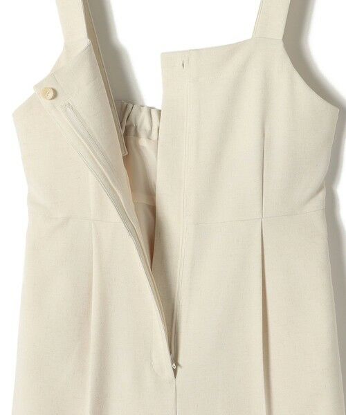 SHIPS / シップス サロペット・オールインワン | 《予約》SHIPS Colors:〈手洗い可能〉ポリエステル/リネン スラブ オールインワン◆ | 詳細8
