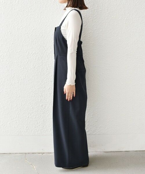 SHIPS / シップス サロペット・オールインワン | 《予約》SHIPS Colors:〈手洗い可能〉ポリエステル/リネン スラブ オールインワン◆ | 詳細17