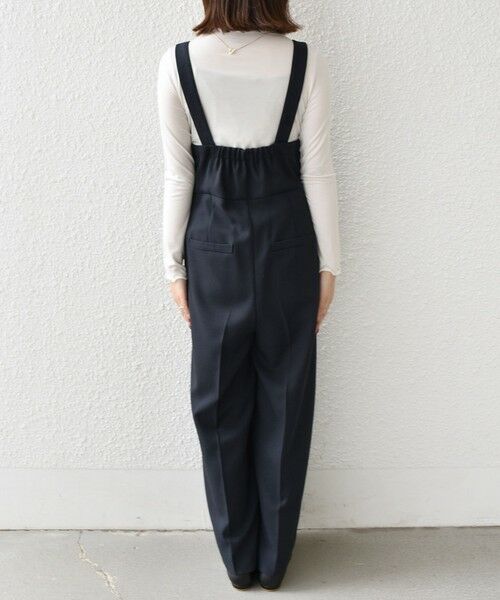 SHIPS / シップス サロペット・オールインワン | 《予約》SHIPS Colors:〈手洗い可能〉ポリエステル/リネン スラブ オールインワン◆ | 詳細18