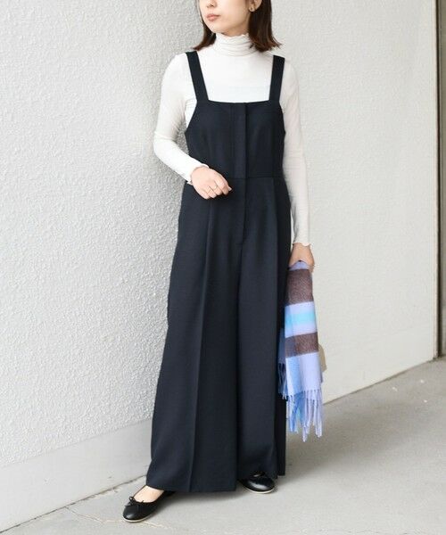 SHIPS / シップス サロペット・オールインワン | 《予約》SHIPS Colors:〈手洗い可能〉ポリエステル/リネン スラブ オールインワン◆ | 詳細20