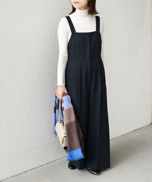 SHIPS / シップス サロペット・オールインワン | 《予約》SHIPS Colors:〈手洗い可能〉ポリエステル/リネン スラブ オールインワン◆ | 詳細21