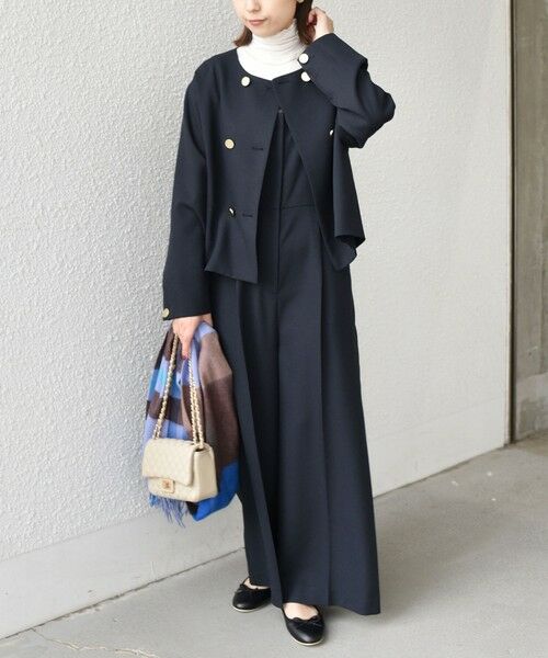 SHIPS / シップス サロペット・オールインワン | 《予約》SHIPS Colors:〈手洗い可能〉ポリエステル/リネン スラブ オールインワン◆ | 詳細22