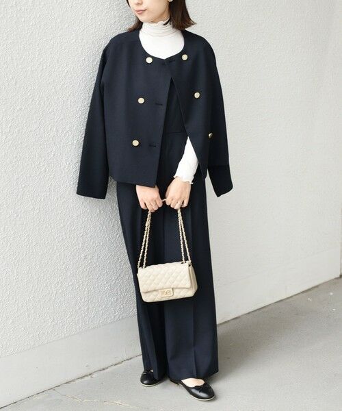 SHIPS / シップス サロペット・オールインワン | 《予約》SHIPS Colors:〈手洗い可能〉ポリエステル/リネン スラブ オールインワン◆ | 詳細24