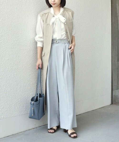 SHIPS / シップス ロング・マキシ丈ワンピース | SHIPS Colors:ミックスツイード フリンジ ワンピース 2◇ | 詳細4