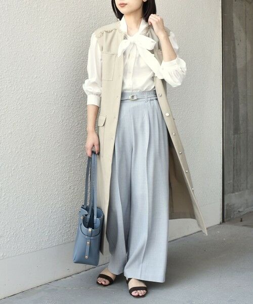 SHIPS / シップス ロング・マキシ丈ワンピース | SHIPS Colors:ミックスツイード フリンジ ワンピース 2◇ | 詳細7