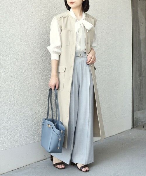 SHIPS / シップス ロング・マキシ丈ワンピース | SHIPS Colors:ミックスツイード フリンジ ワンピース 2◇ | 詳細8