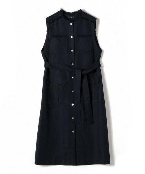 SHIPS / シップス ロング・マキシ丈ワンピース | 《予約》SHIPS Colors:ミックスツイード フリンジ ワンピース 2◆ | 詳細1