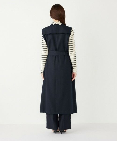 SHIPS / シップス ロング・マキシ丈ワンピース | 《予約》SHIPS Colors:ミックスツイード フリンジ ワンピース 2◆ | 詳細12