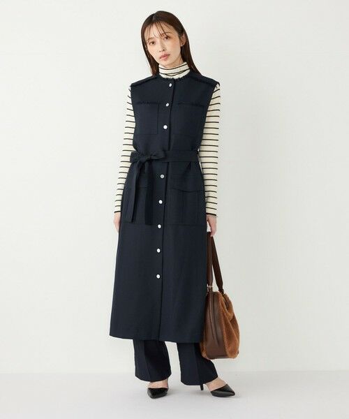 SHIPS / シップス ロング・マキシ丈ワンピース | SHIPS Colors:ミックスツイード フリンジ ワンピース 2◇ | 詳細21