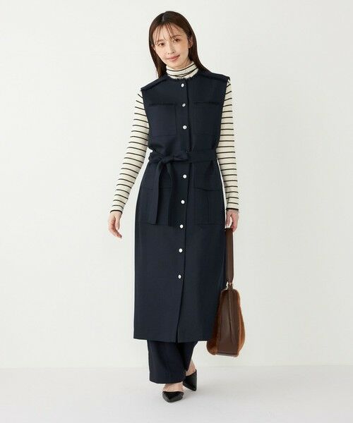 SHIPS / シップス ロング・マキシ丈ワンピース | SHIPS Colors:ミックスツイード フリンジ ワンピース 2◇ | 詳細22