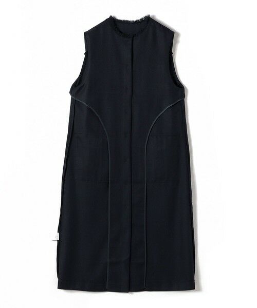 SHIPS / シップス ロング・マキシ丈ワンピース | 《予約》SHIPS Colors:ミックスツイード フリンジ ワンピース 2◆ | 詳細4