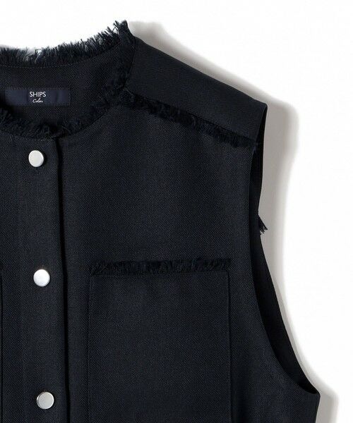 SHIPS / シップス ロング・マキシ丈ワンピース | 《予約》SHIPS Colors:ミックスツイード フリンジ ワンピース 2◆ | 詳細7