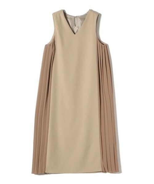 SHIPS / シップス ロング・マキシ丈ワンピース | SHIPS Colors:〈手洗い可能〉プリーツ コンビ ジャンパー ワンピース | 詳細10